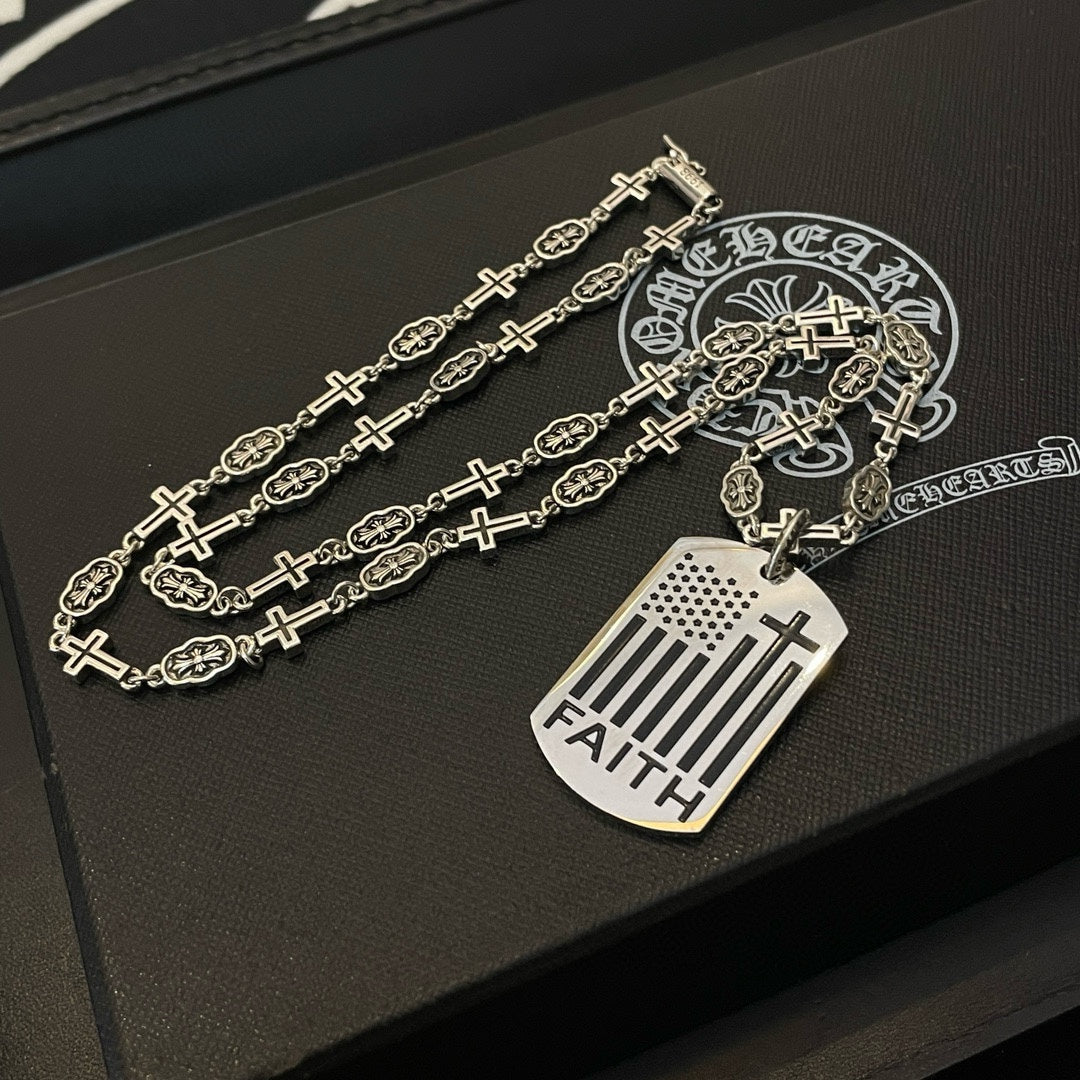 LuxluxHouse Best Quality Accessories Necklace Chrome Hearts