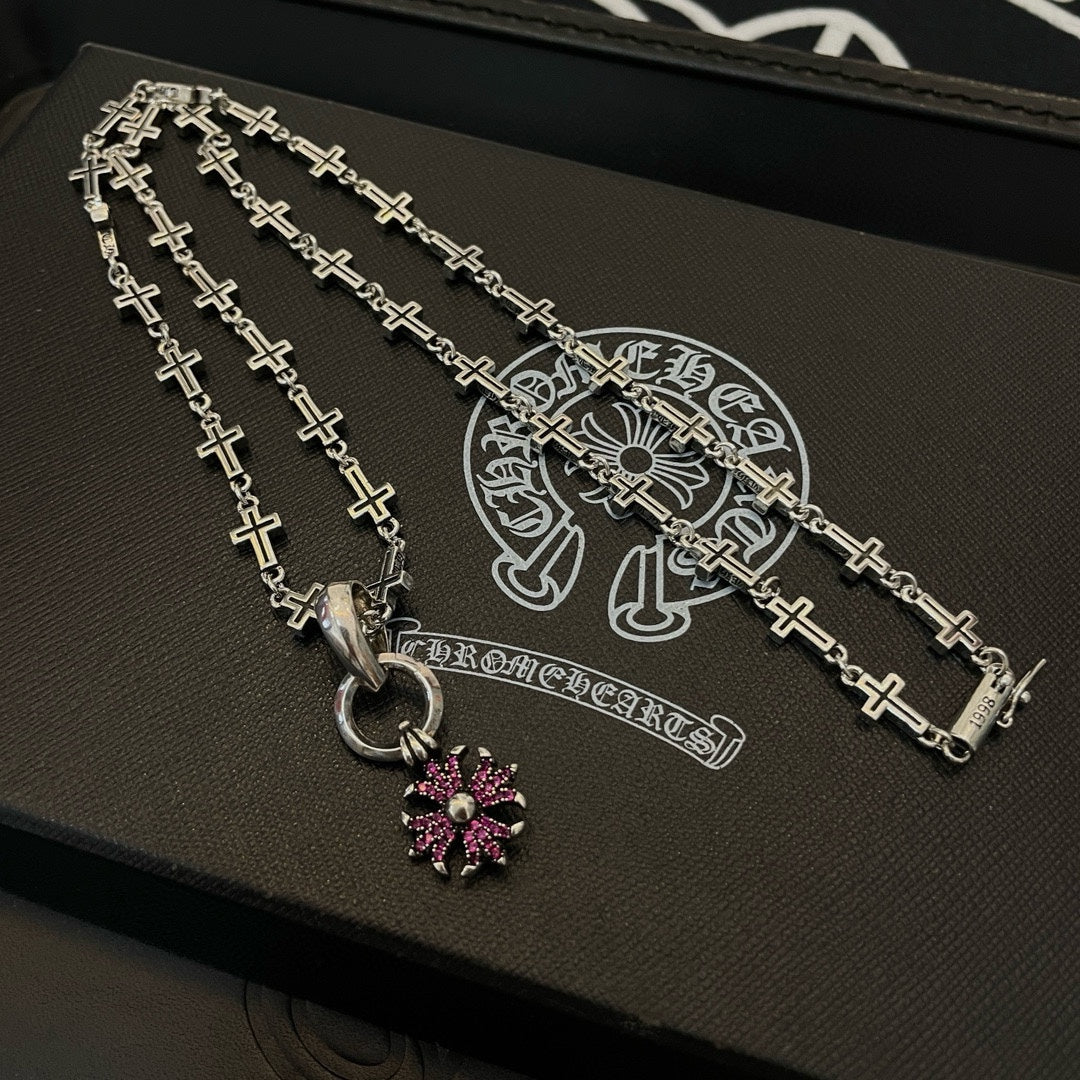 LuxluxHouse Best Quality Accessories Necklace Chrome Hearts