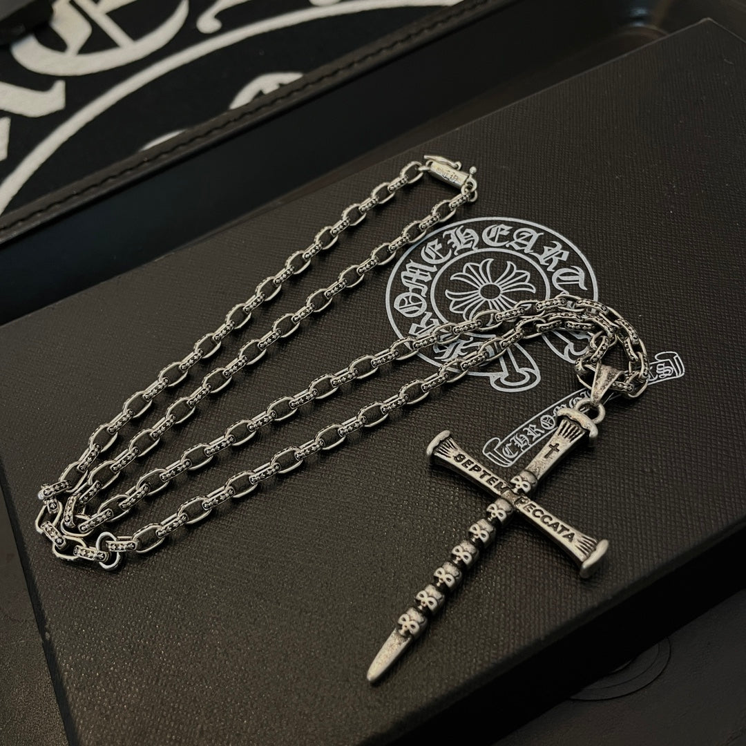 LuxluxHouse Best Quality Accessories Necklace Chrome Hearts