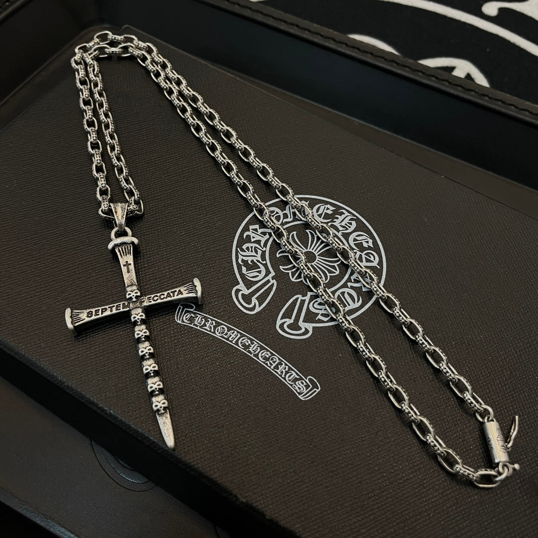 LuxluxHouse Best Quality Accessories Necklace Chrome Hearts