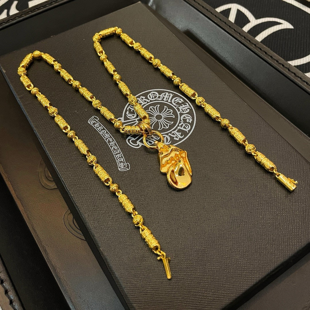LuxluxHouse Best Quality Accessories Necklace Chrome Hearts