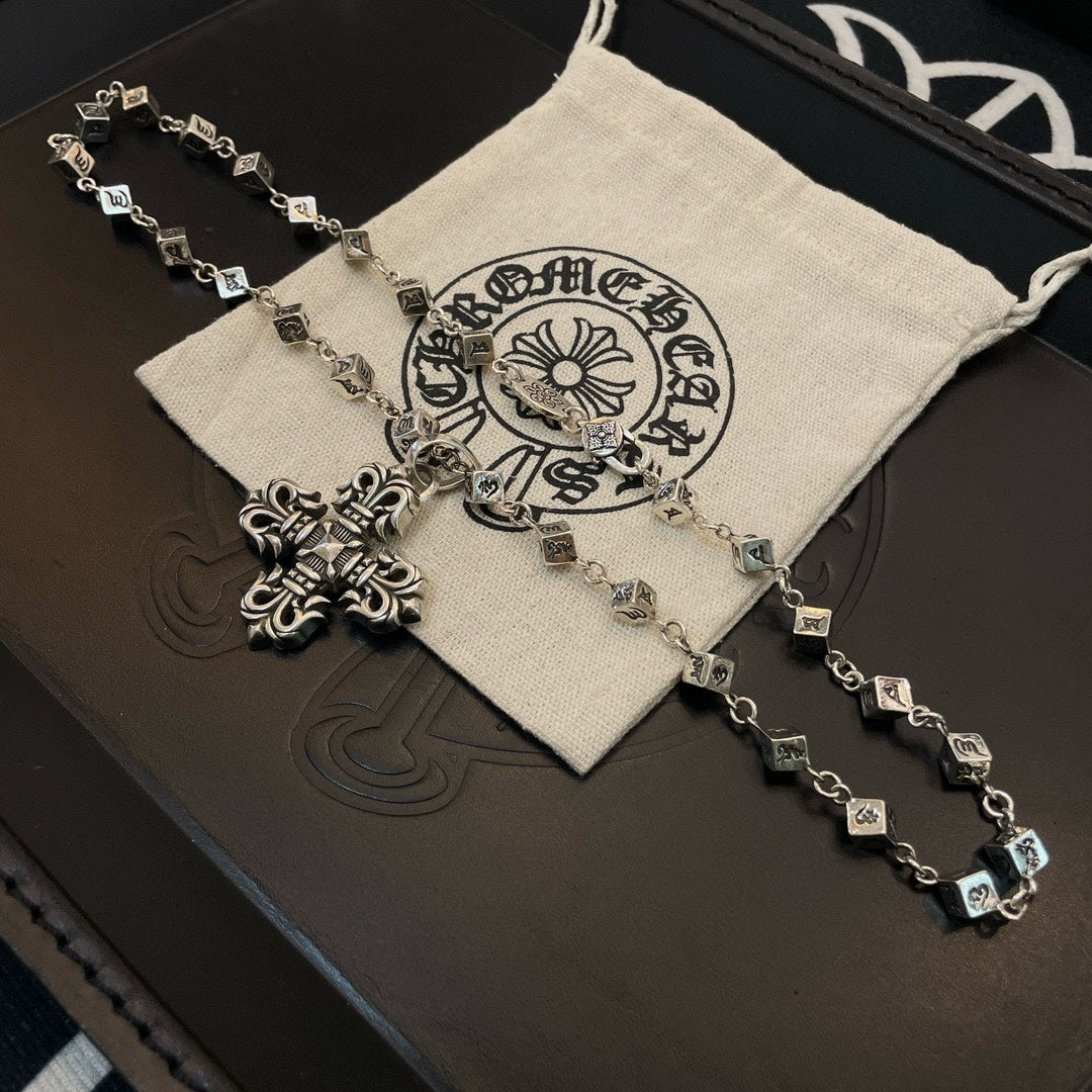 LuxluxHouse Best Quality Accessories Necklace Chrome Hearts