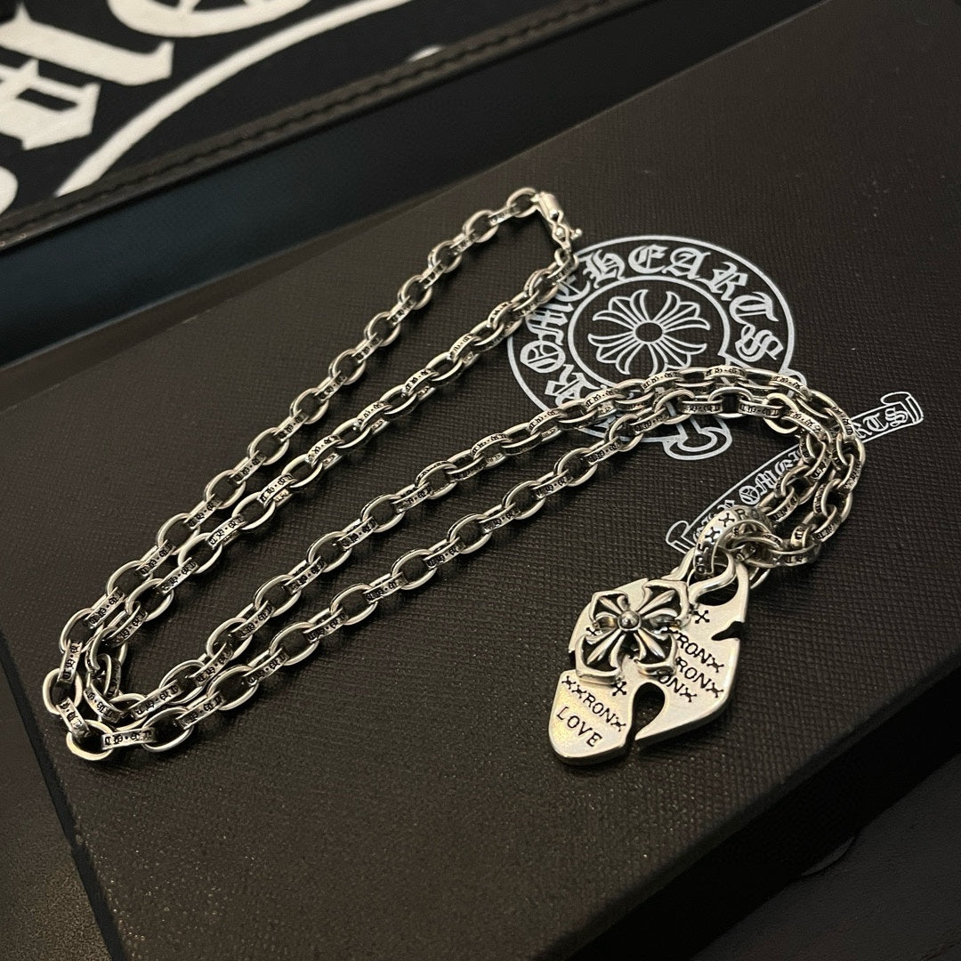 LuxluxHouse Best Quality Accessories Necklace Chrome Hearts