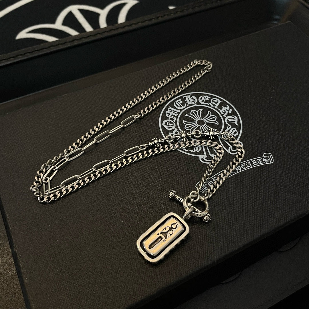 LuxluxHouse Best Quality Accessories Necklace Chrome Hearts