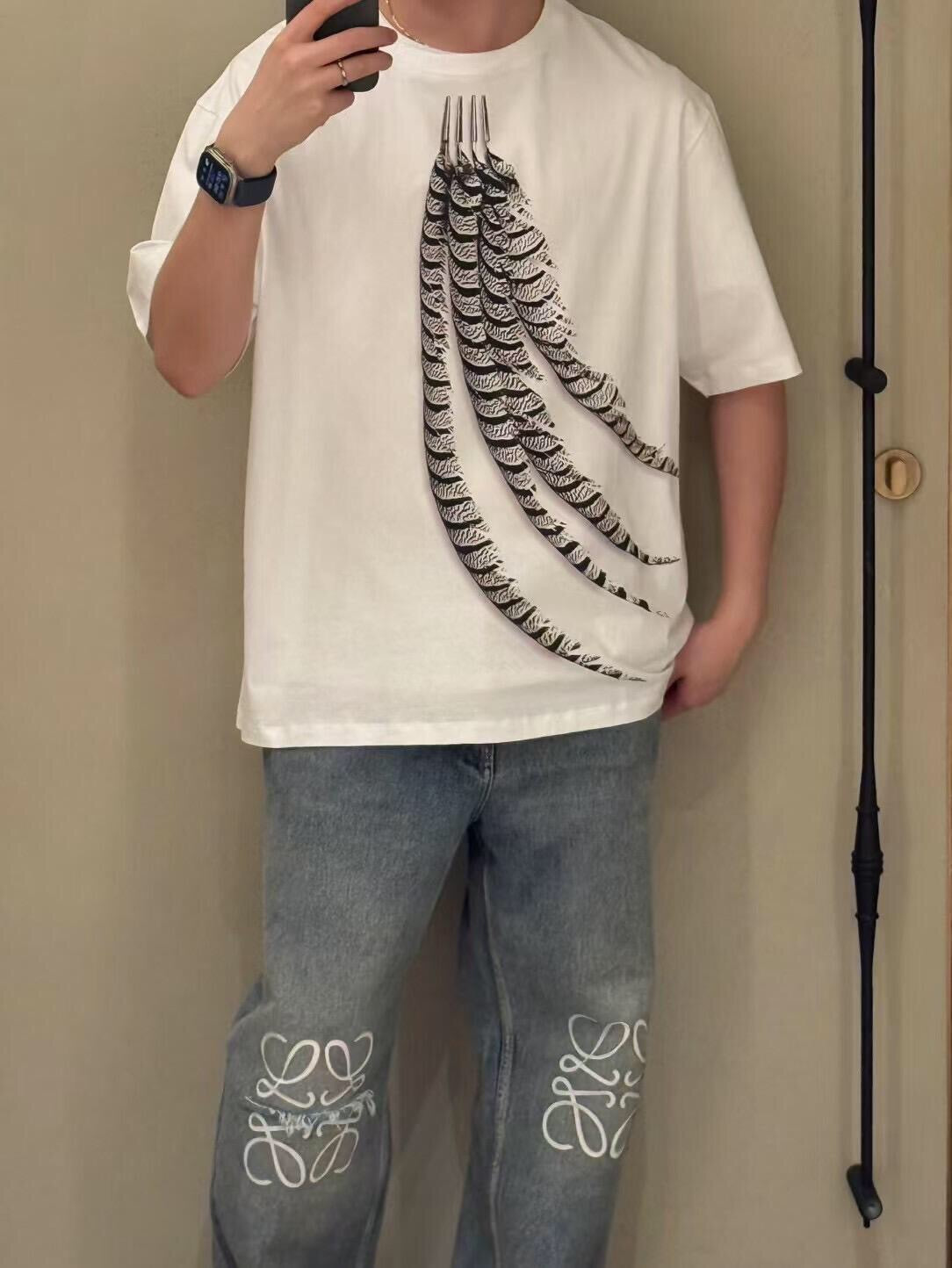 LuxluxHouse Best Quality Clothes T-shirt Loewe