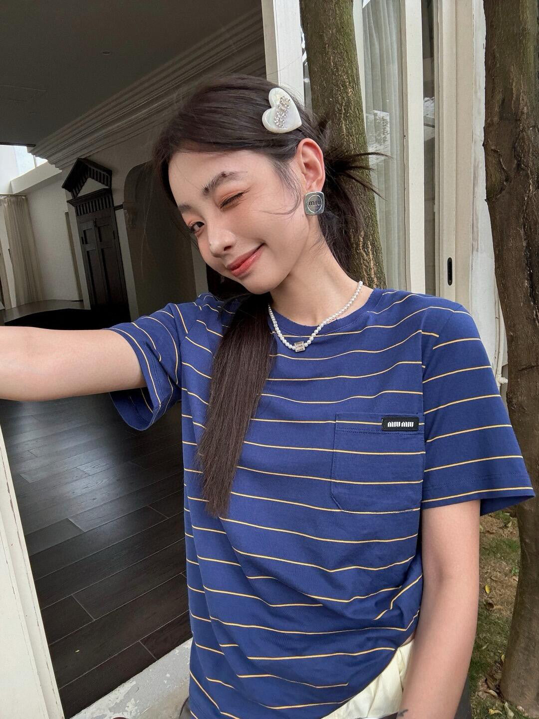 LuxluxHouse Best Quality Clothes Miu Miu T-shirt