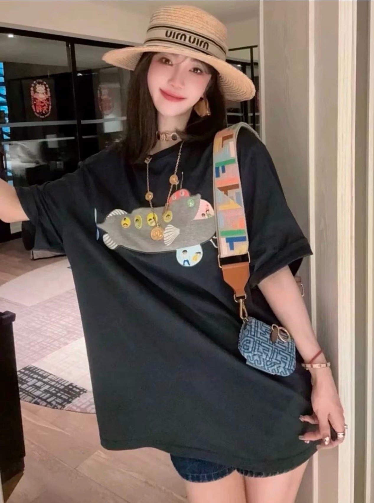 LuxluxHouse Best Quality Clothes T-shirt Loewe