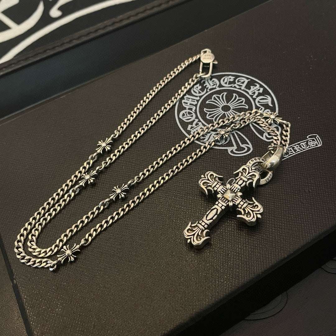LuxluxHouse Best Quality Accessories Necklace Chrome Hearts