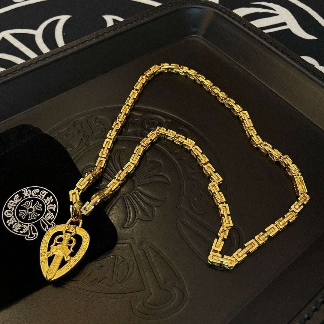 LuxluxHouse Best Quality Accessories Necklace Chrome Hearts