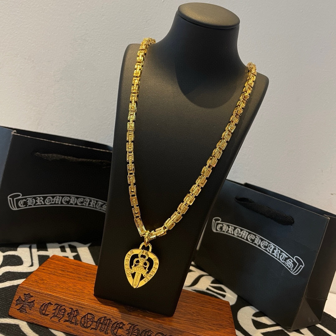 LuxluxHouse Best Quality Accessories Necklace Chrome Hearts