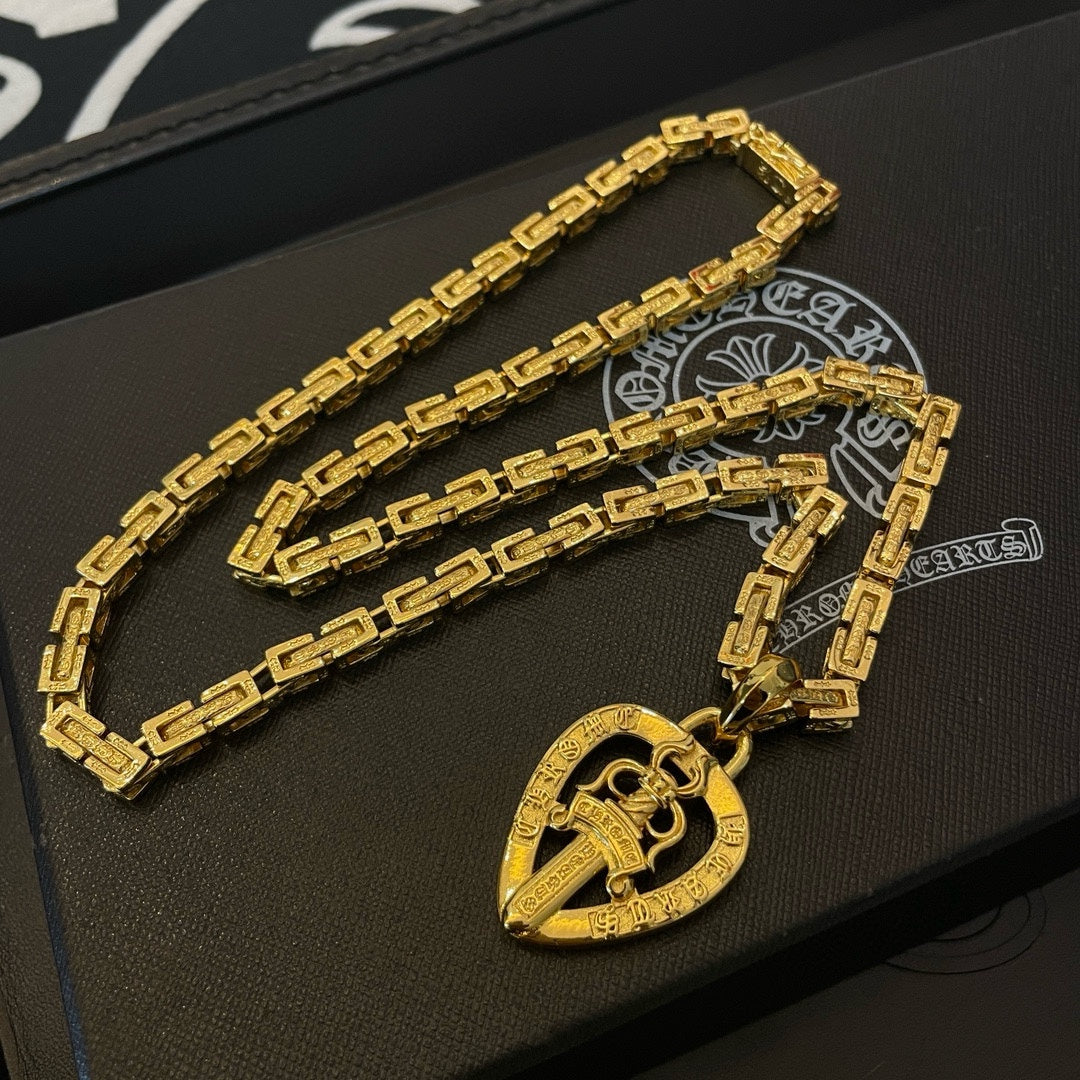 LuxluxHouse Best Quality Accessories Necklace Chrome Hearts