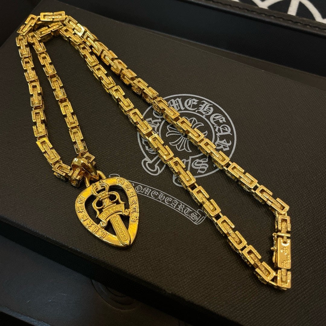 LuxluxHouse Best Quality Accessories Necklace Chrome Hearts