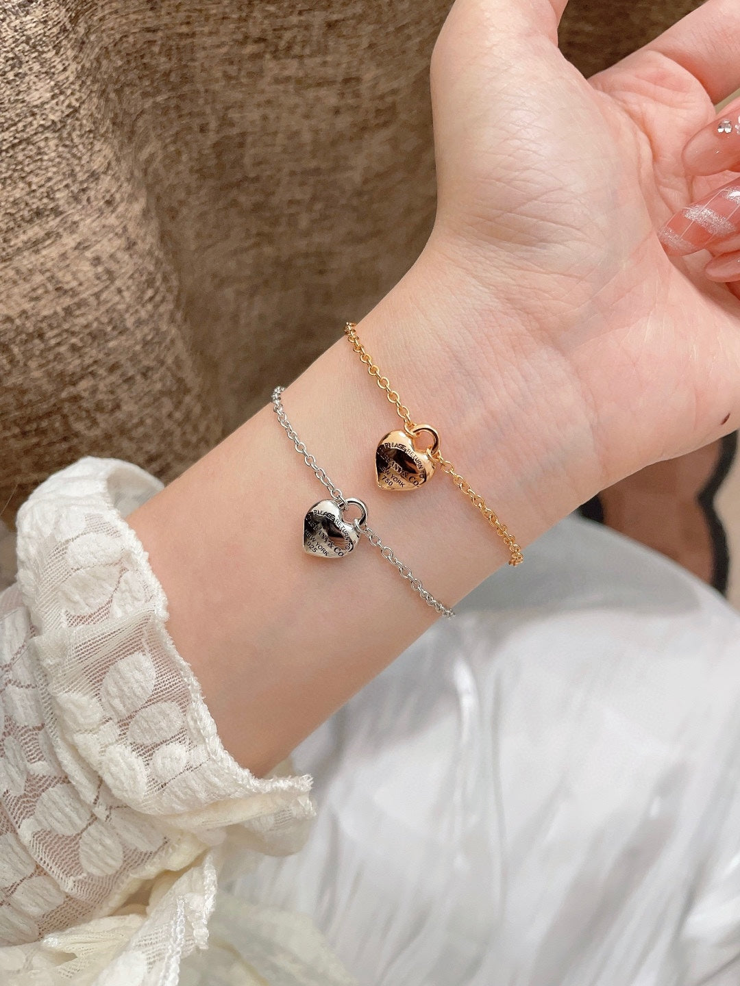 LuxluxHouse Best Quality Accessories Tiffany Necklace Bracelet