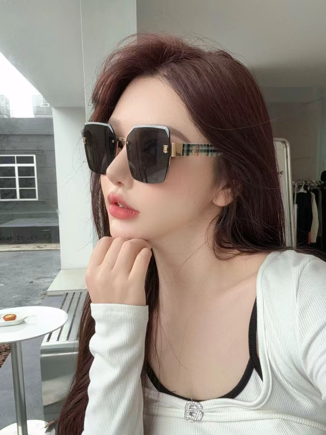 LuxluxHouse Best Quality Glasses Burberry