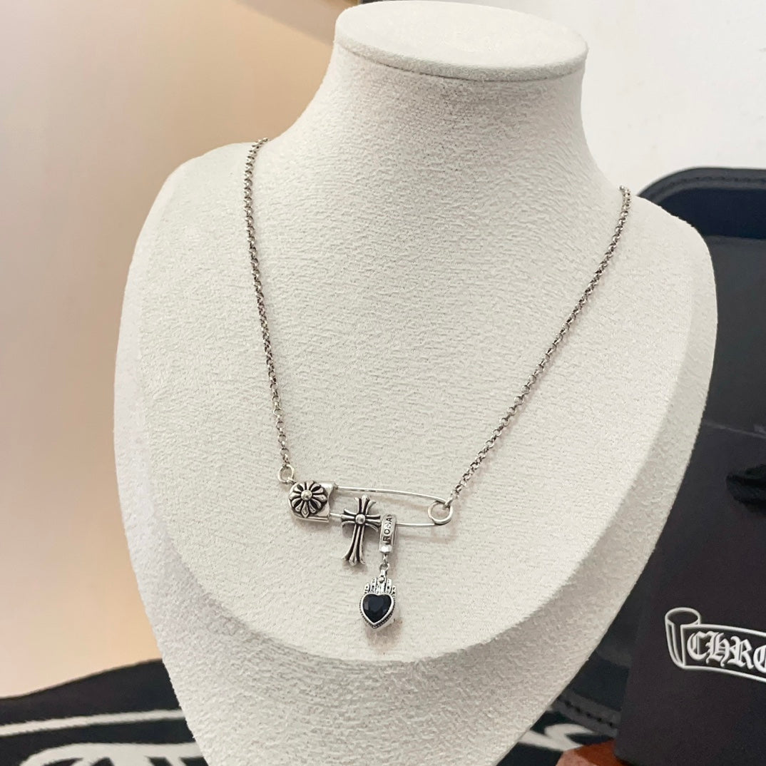 LuxluxHouse Best Quality Accessories Necklace Chrome Hearts