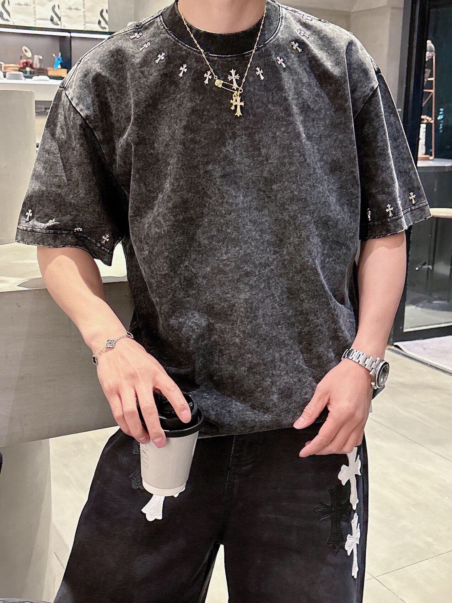 LuxluxHouse Best Quality Clothes Chrome Hearts T-shirt