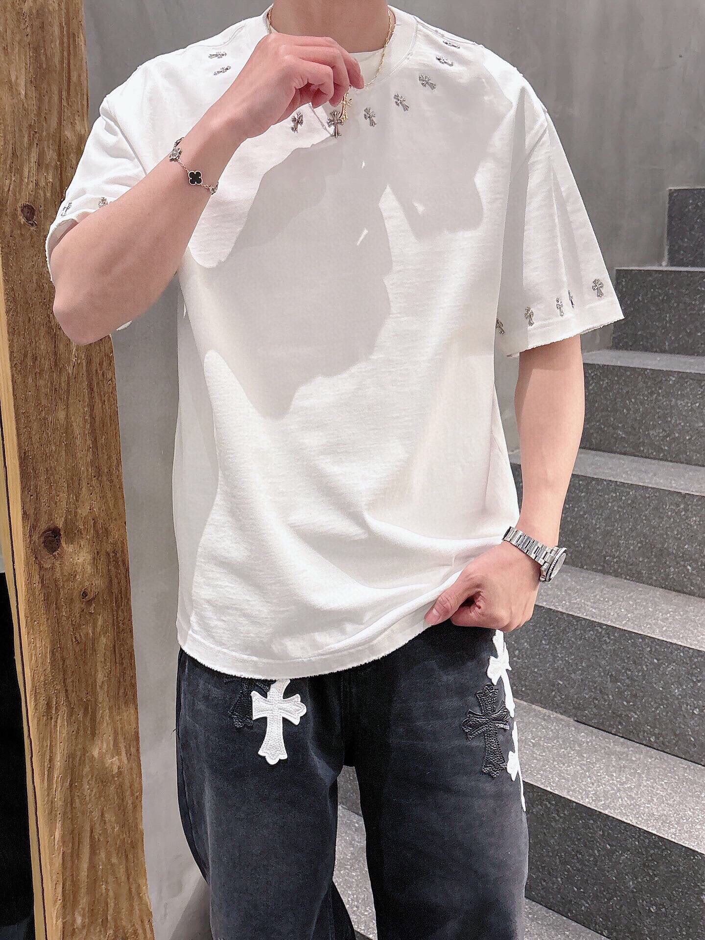 LuxluxHouse Best Quality Clothes Chrome Hearts T-shirt