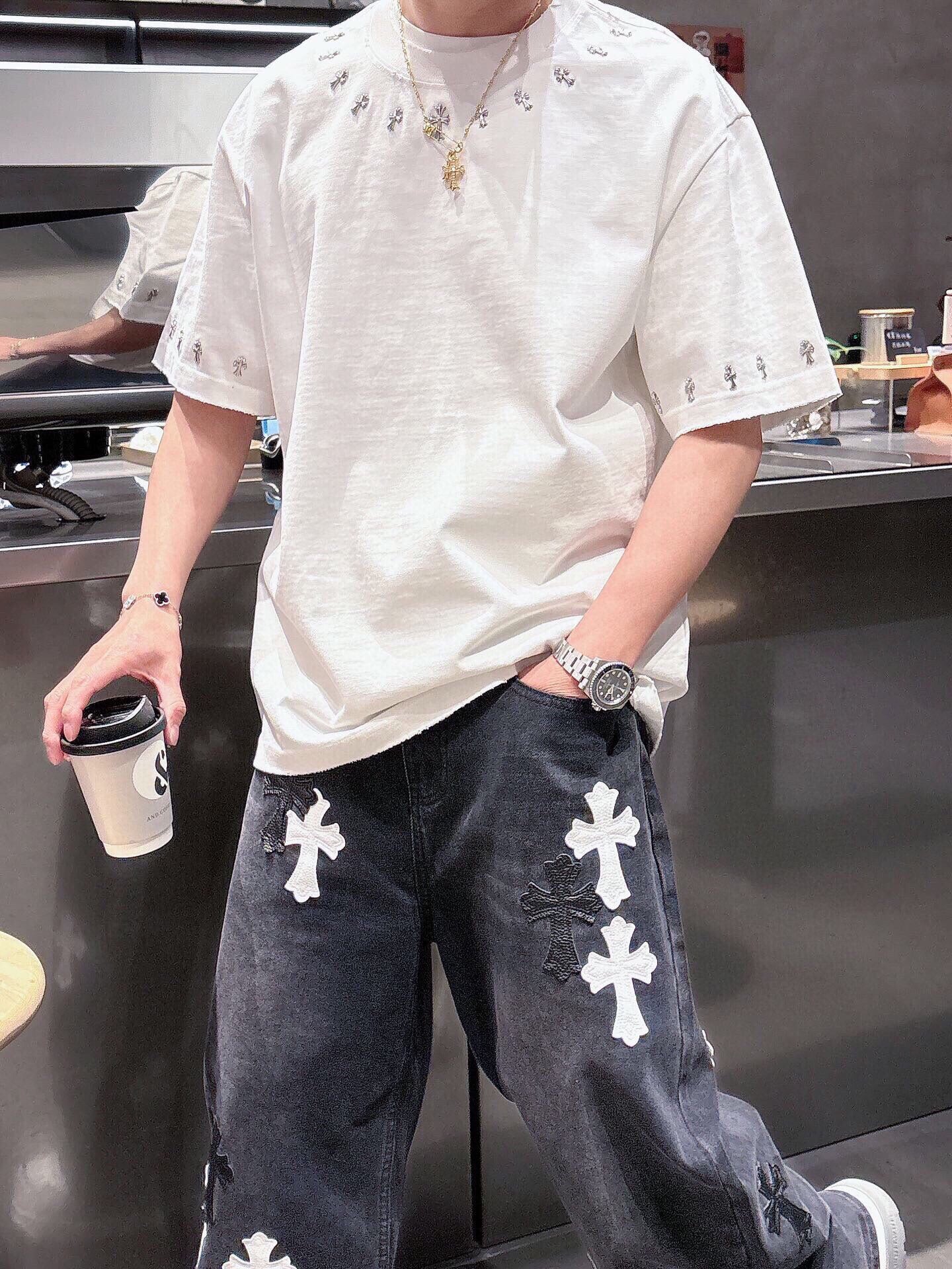 LuxluxHouse Best Quality Clothes Chrome Hearts T-shirt