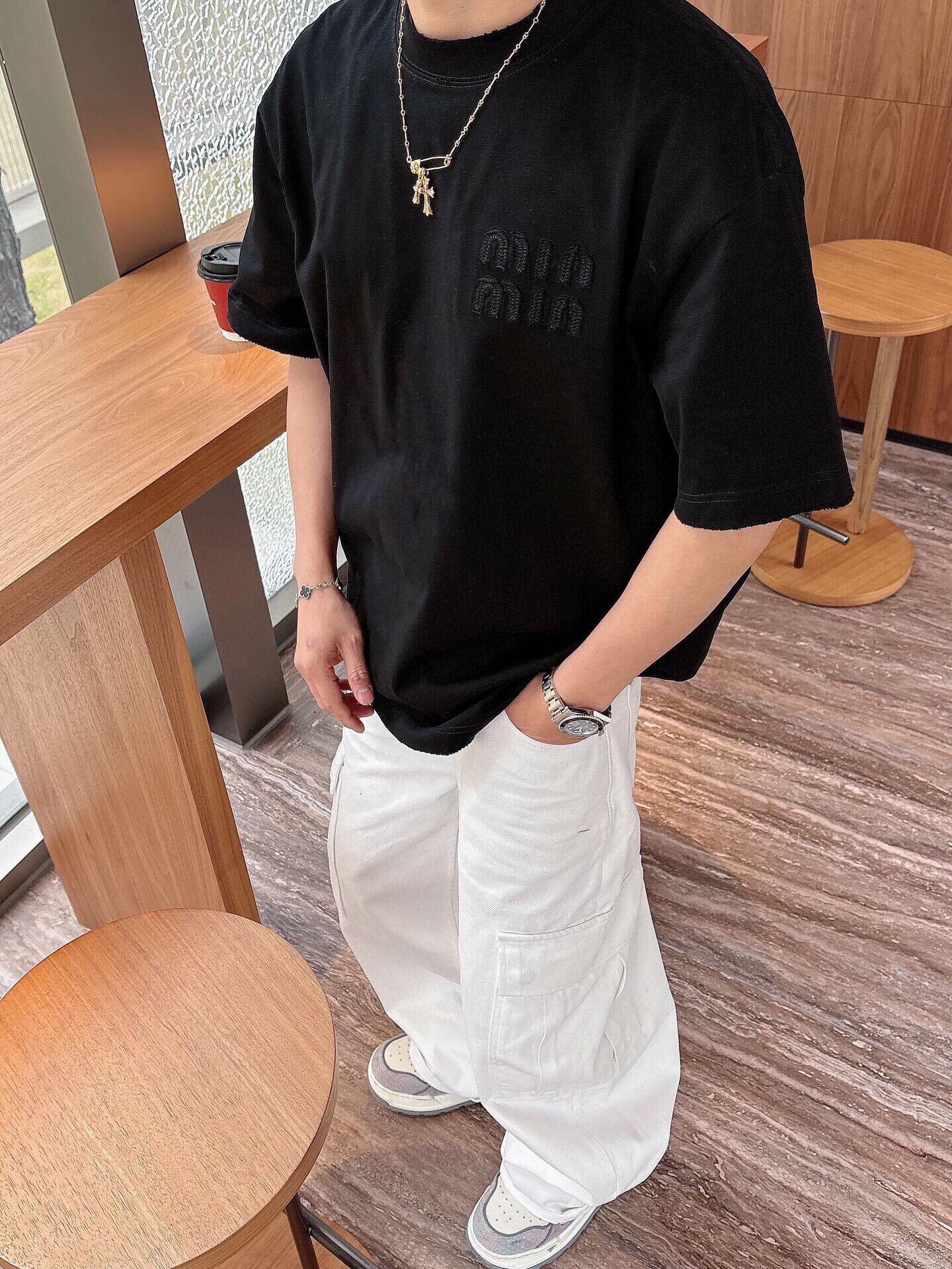 LuxluxHouse Best Quality Clothes Miu Miu T-shirt