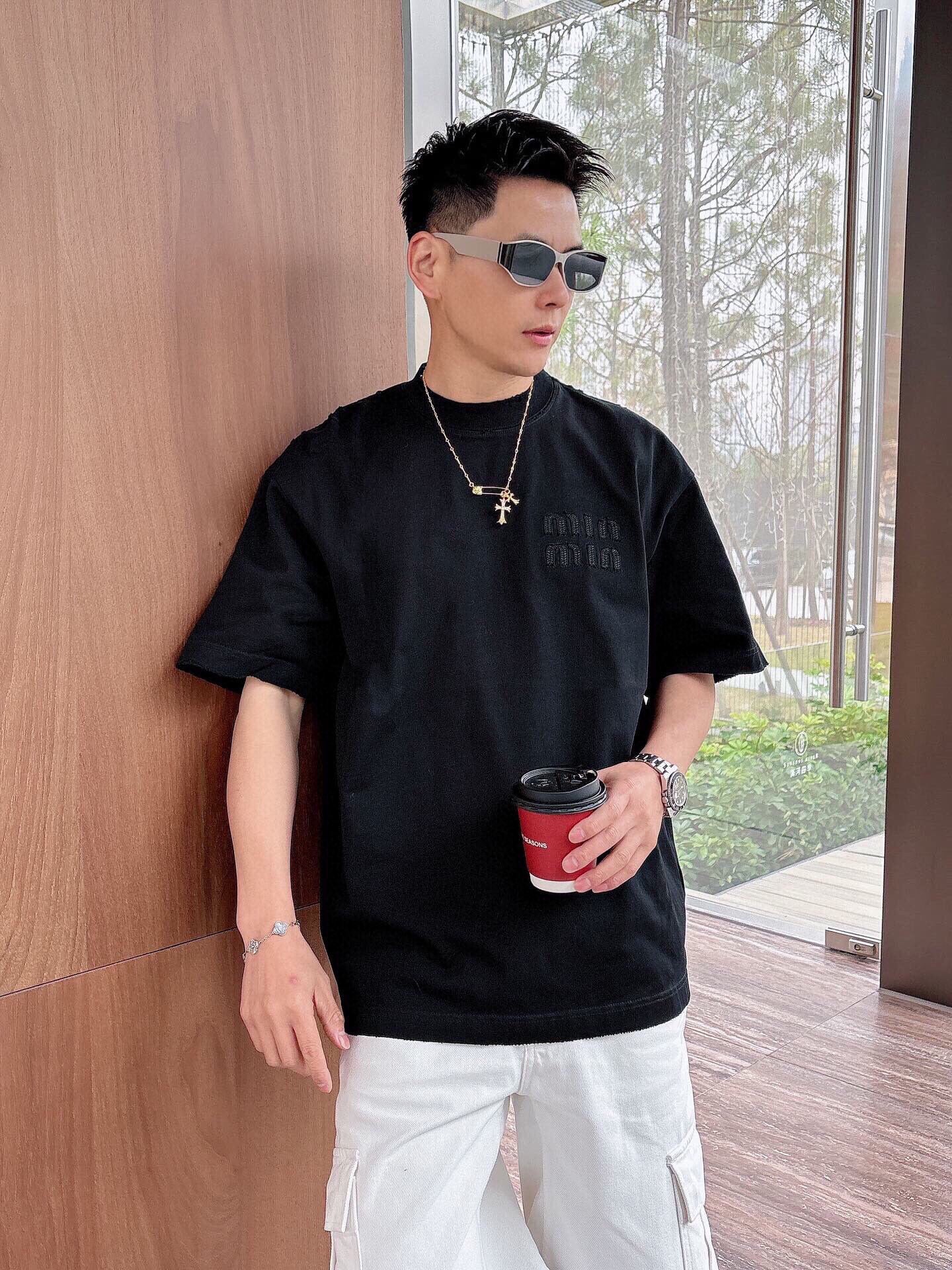 LuxluxHouse Best Quality Clothes Miu Miu T-shirt