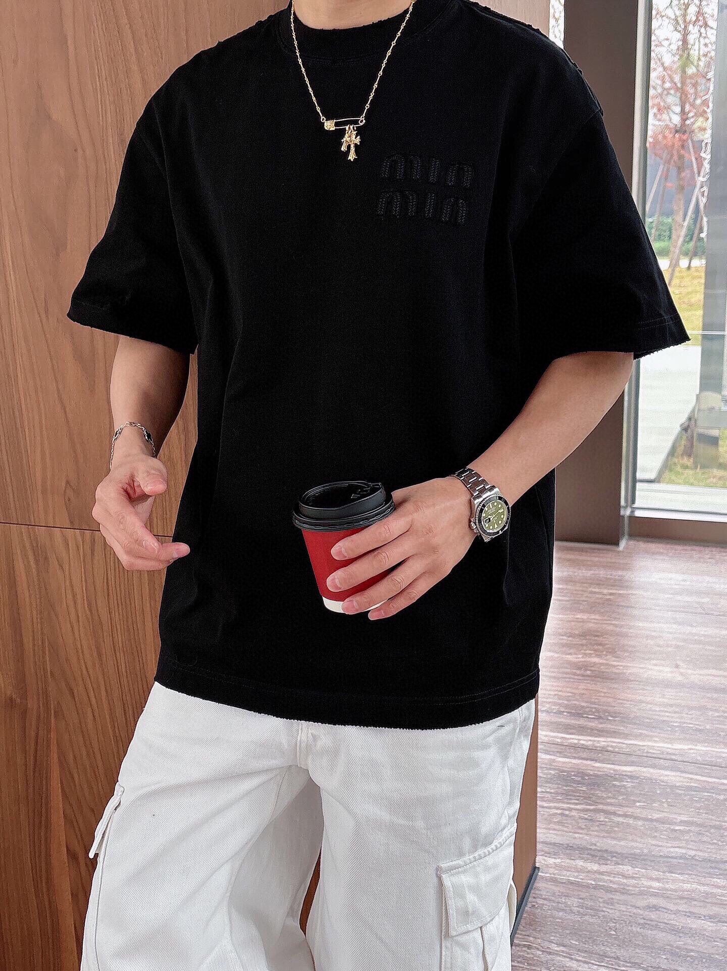 LuxluxHouse Best Quality Clothes Miu Miu T-shirt