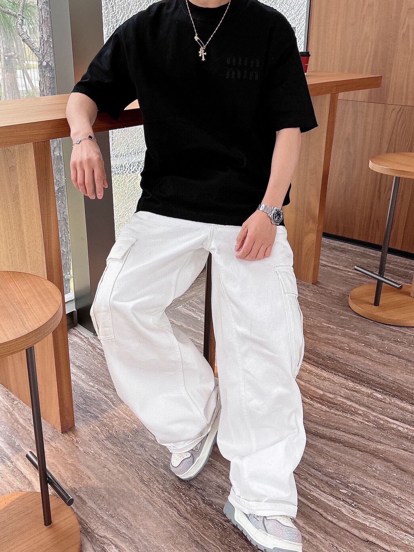 LuxluxHouse Best Quality Clothes Miu Miu T-shirt