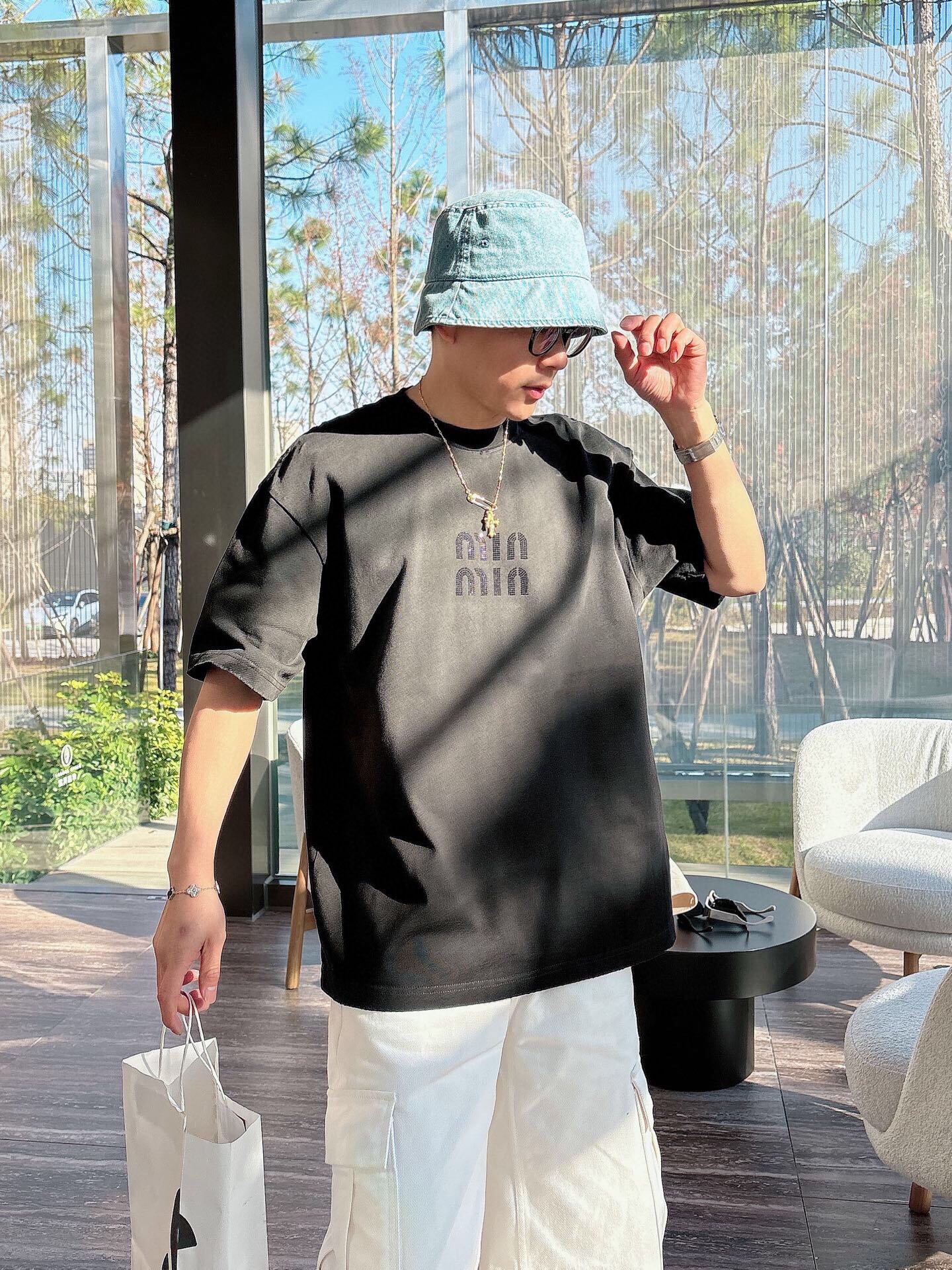 LuxluxHouse Best Quality Clothes Miu Miu T-shirt