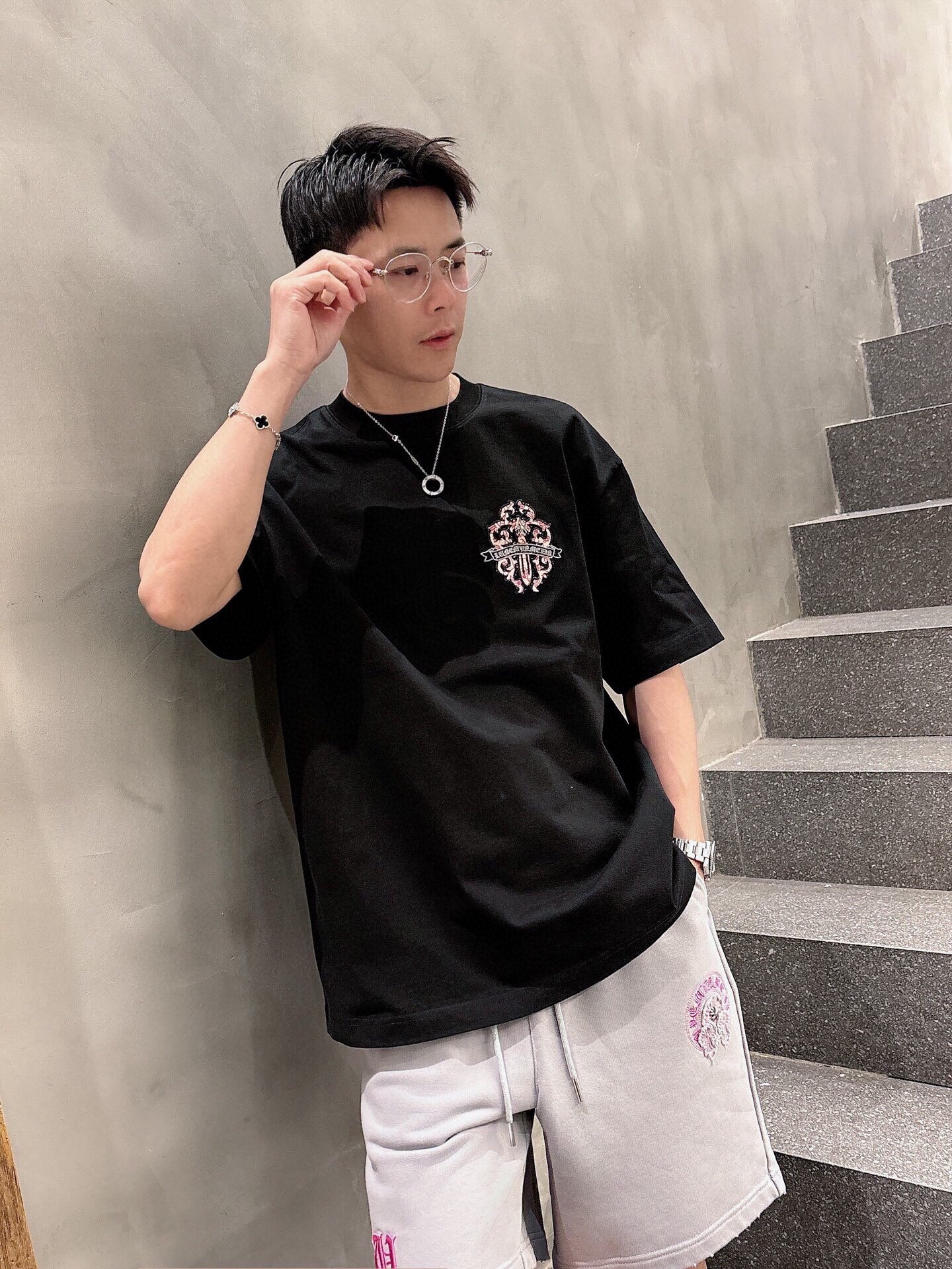 LuxluxHouse Best Quality Clothes Chrome Hearts T-shirt