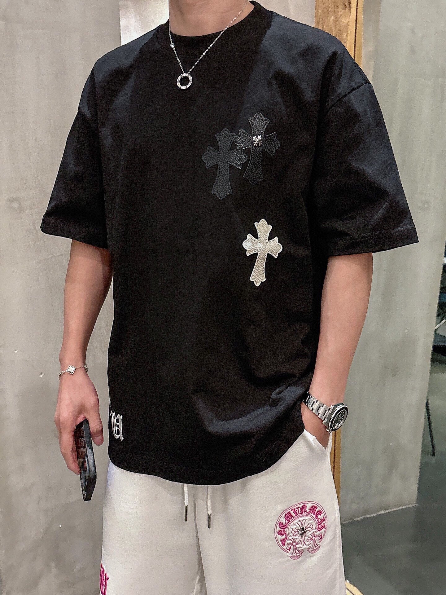 LuxluxHouse Best Quality Clothes Chrome Hearts T-shirt