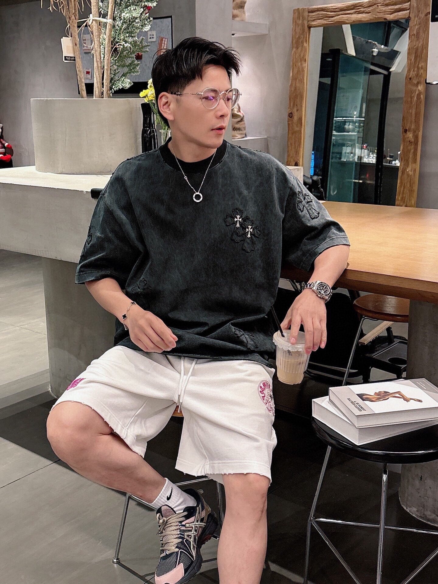 LuxluxHouse Best Quality Clothes Pants Chrome Hearts T-shirt