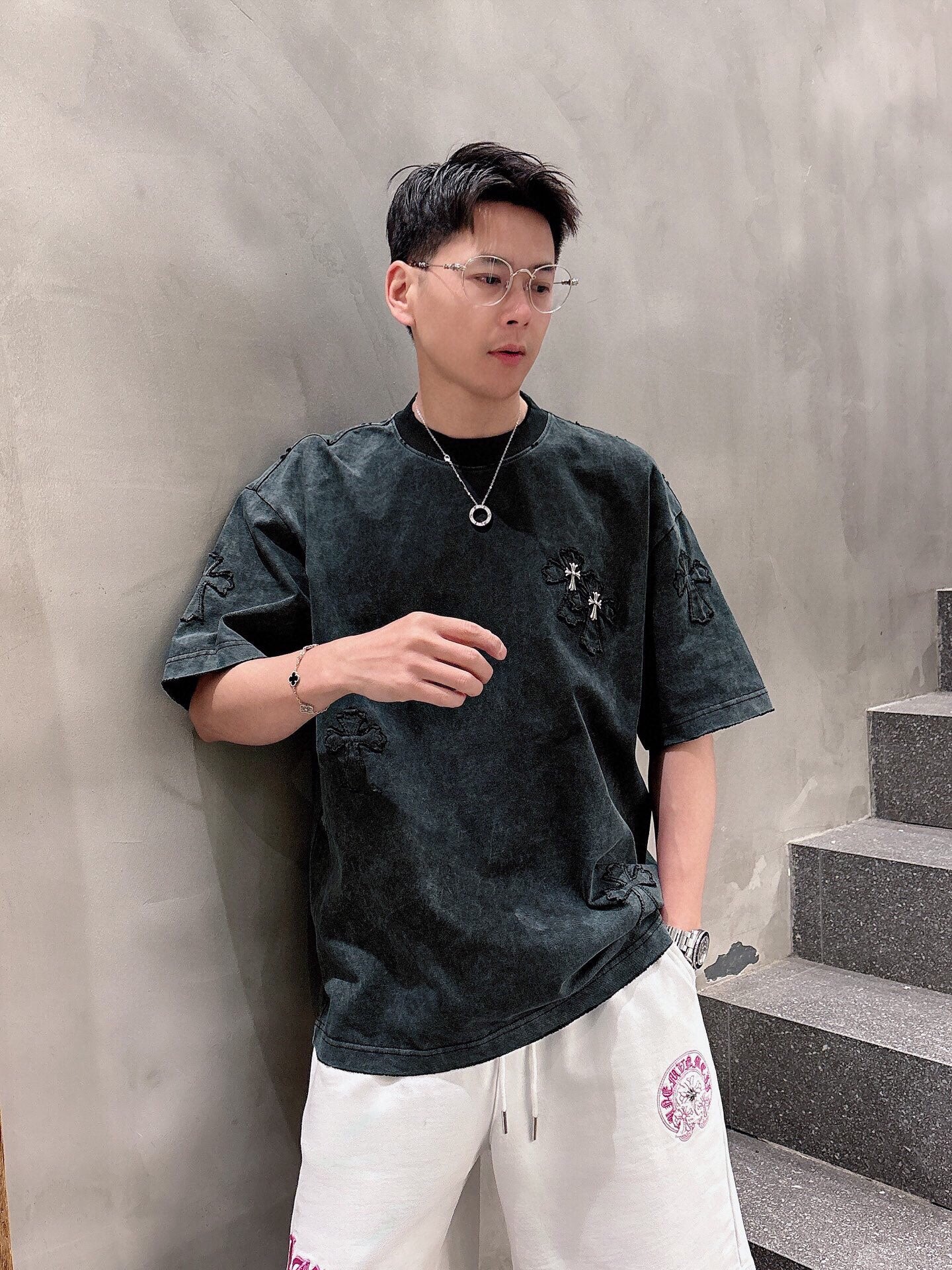 LuxluxHouse Best Quality Clothes Pants Chrome Hearts T-shirt