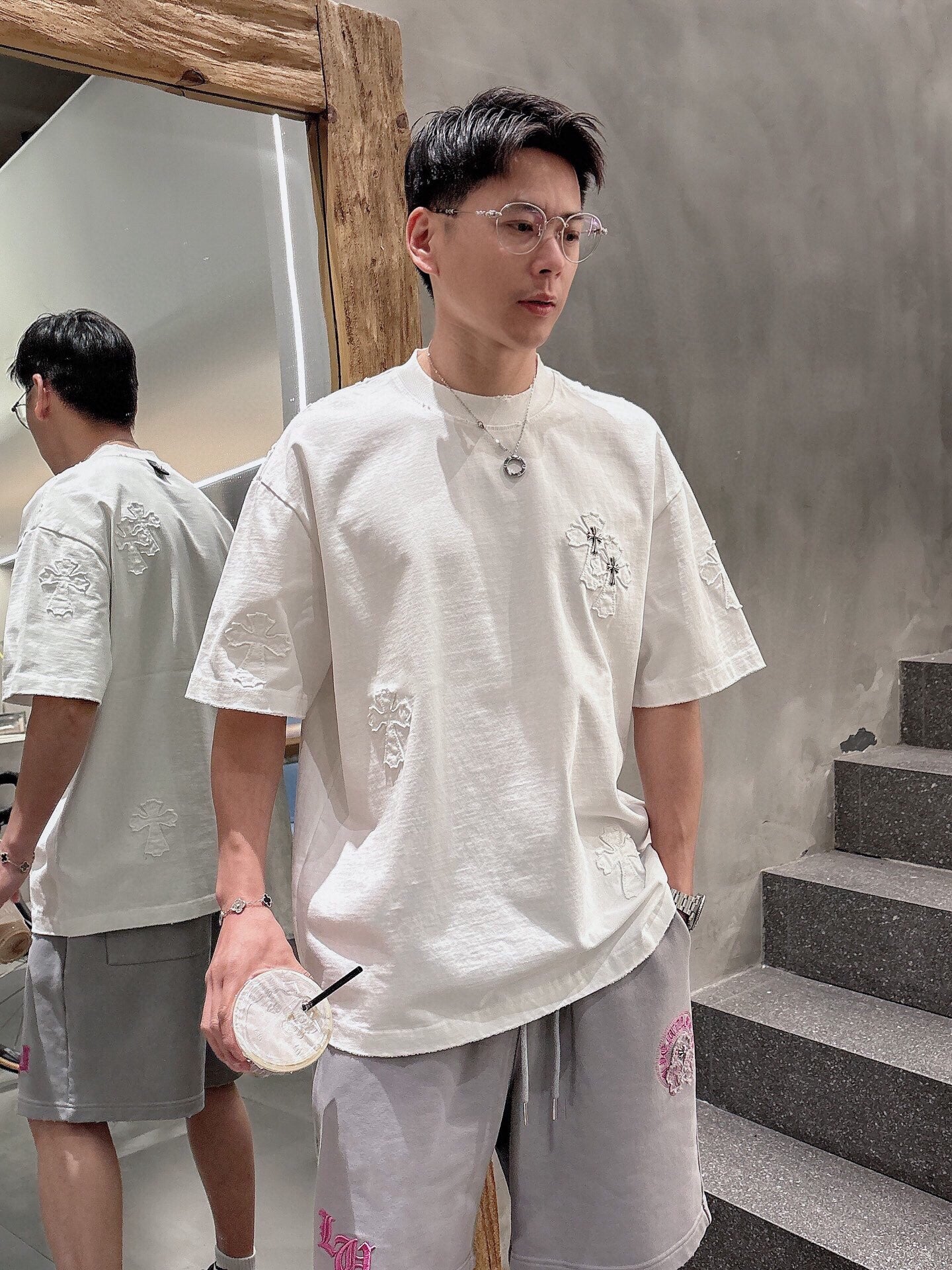 LuxluxHouse Best Quality Clothes Pants Chrome Hearts T-shirt