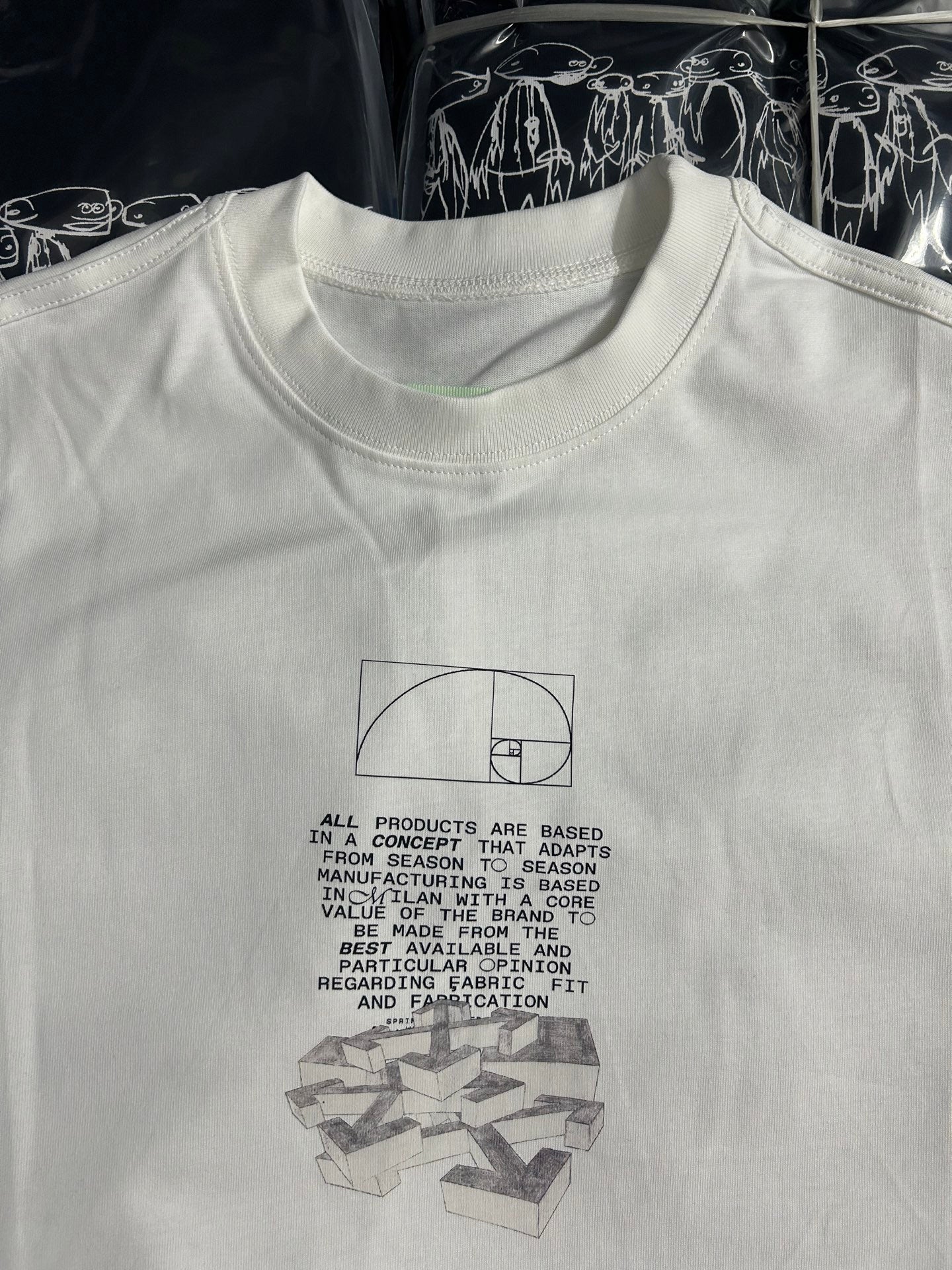 LuxluxHouse Best Quality Clothes Off White T-shirt