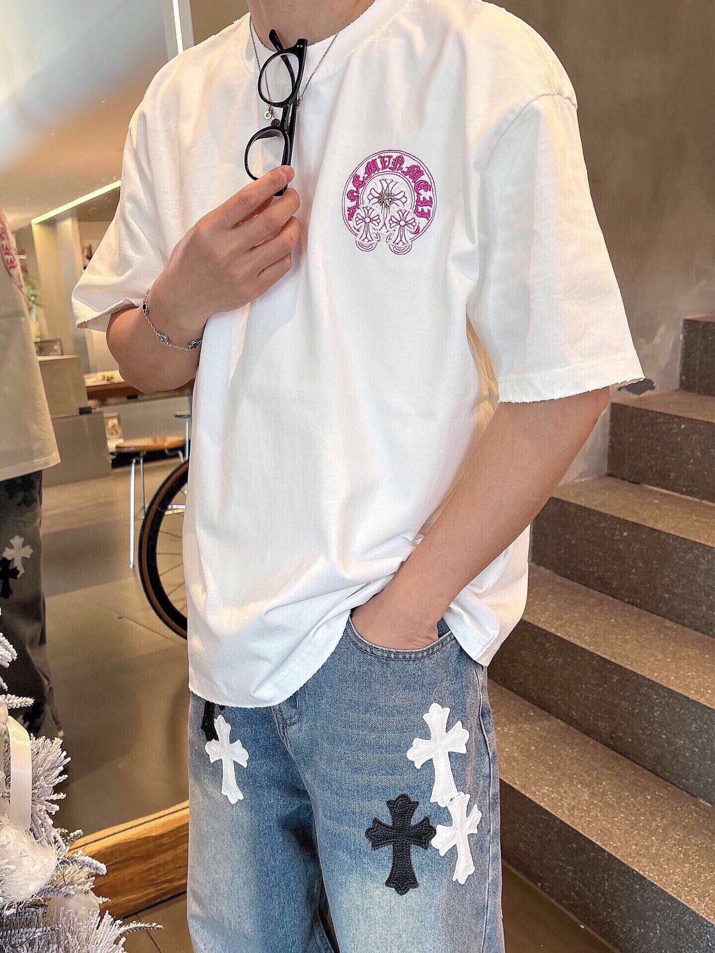 LuxluxHouse Best Quality Clothes Chrome Hearts T-shirt