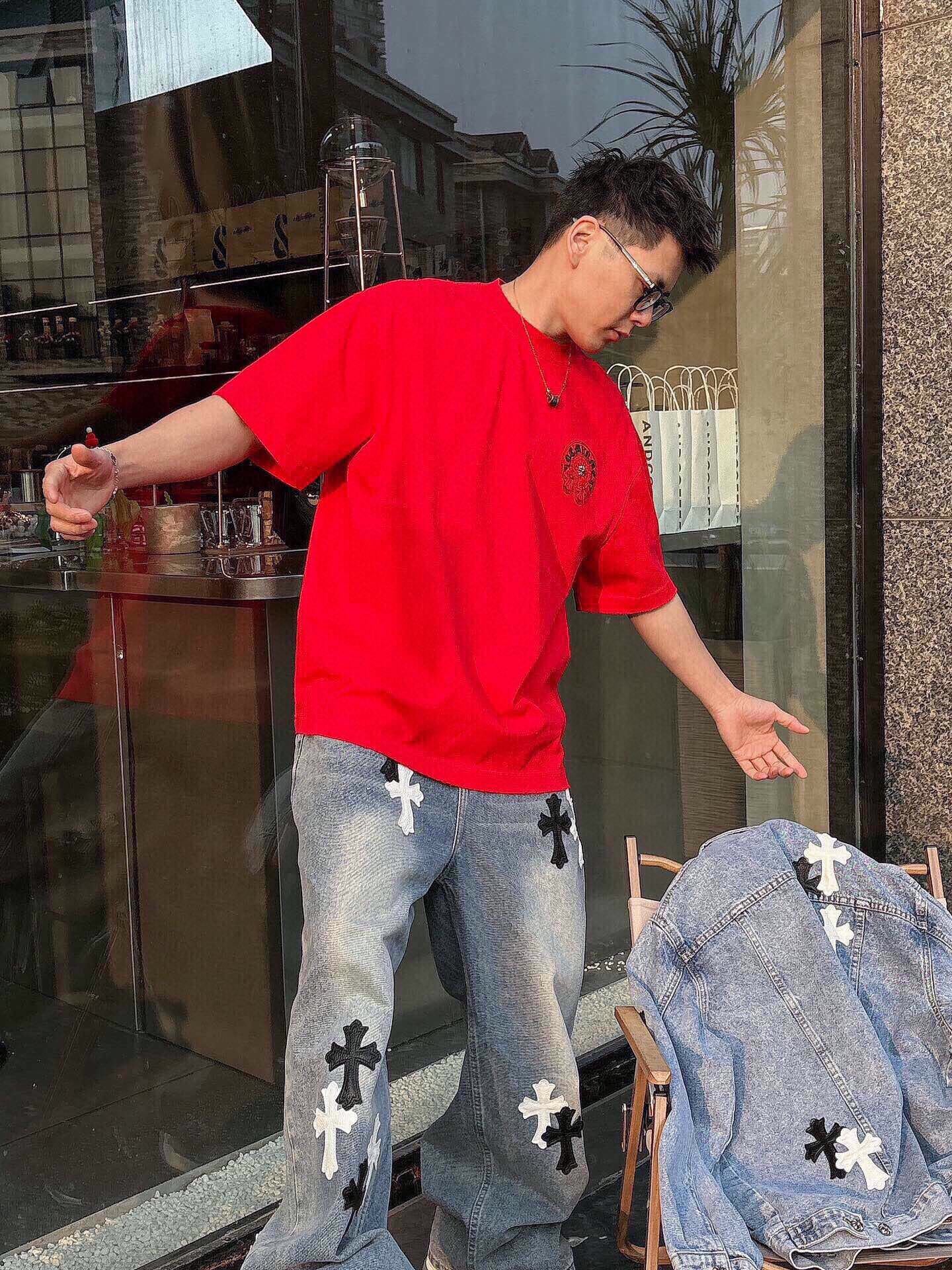 LuxluxHouse Best Quality Clothes Chrome Hearts T-shirt