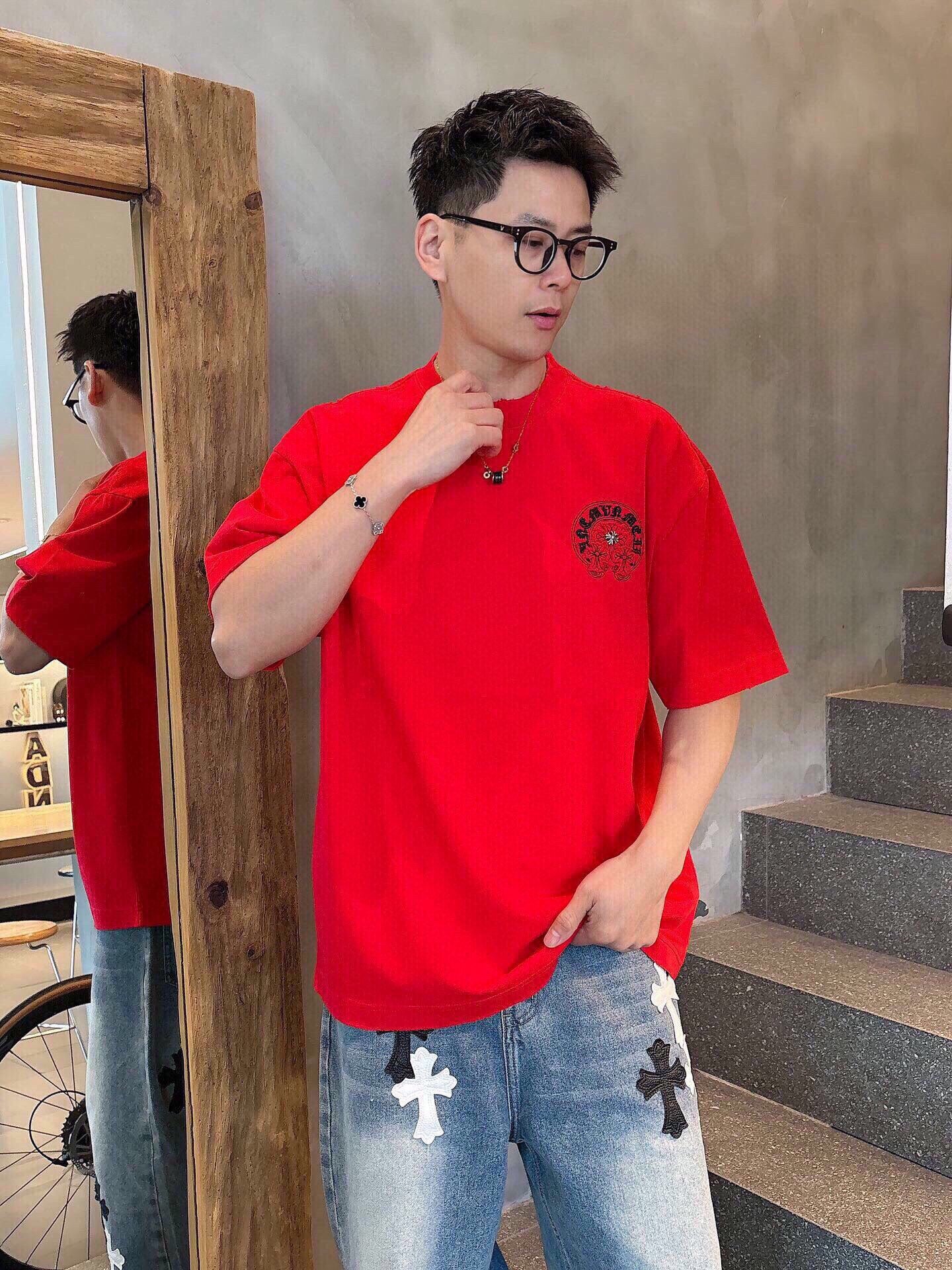 LuxluxHouse Best Quality Clothes Chrome Hearts T-shirt