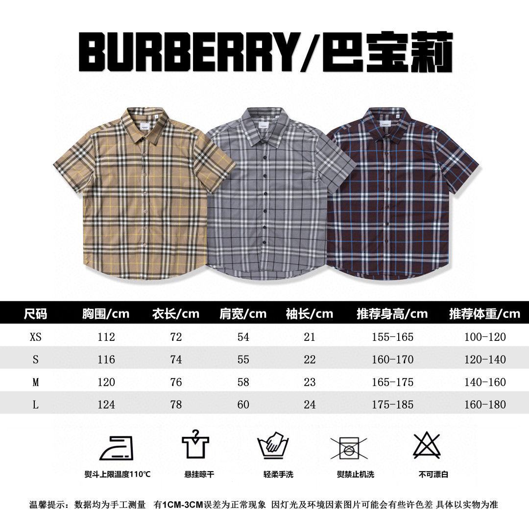 LuxluxHouse Best Quality Clothes Shirts&Polo Burberry