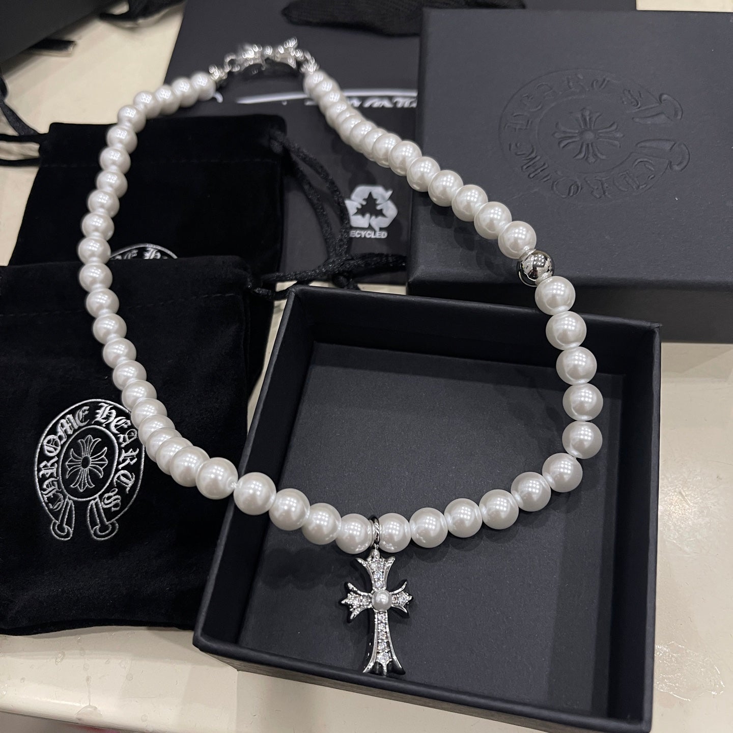 LuxluxHouse Best Quality Accessories Bracelet Necklace Chrome Hearts