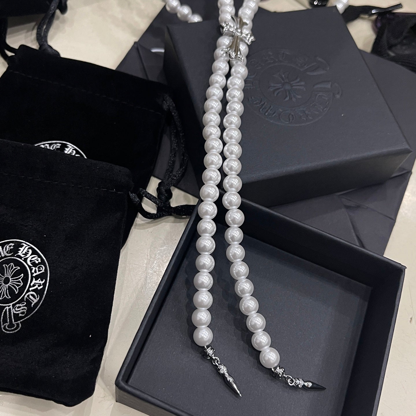 LuxluxHouse Best Quality Accessories Necklace Chrome Hearts