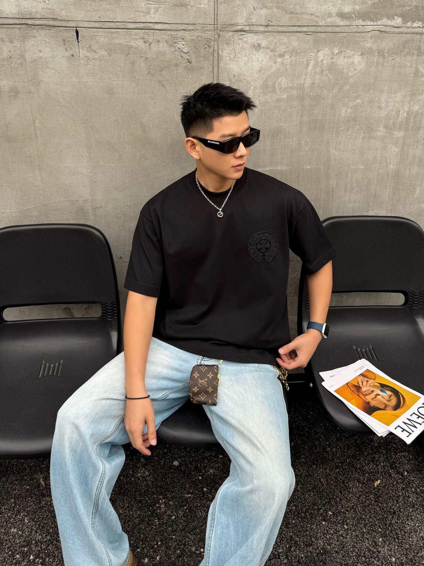 LuxluxHouse Best Quality Clothes Chrome Hearts T-shirt