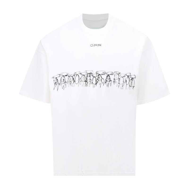 LuxluxHouse Best Quality Clothes Off White T-shirt