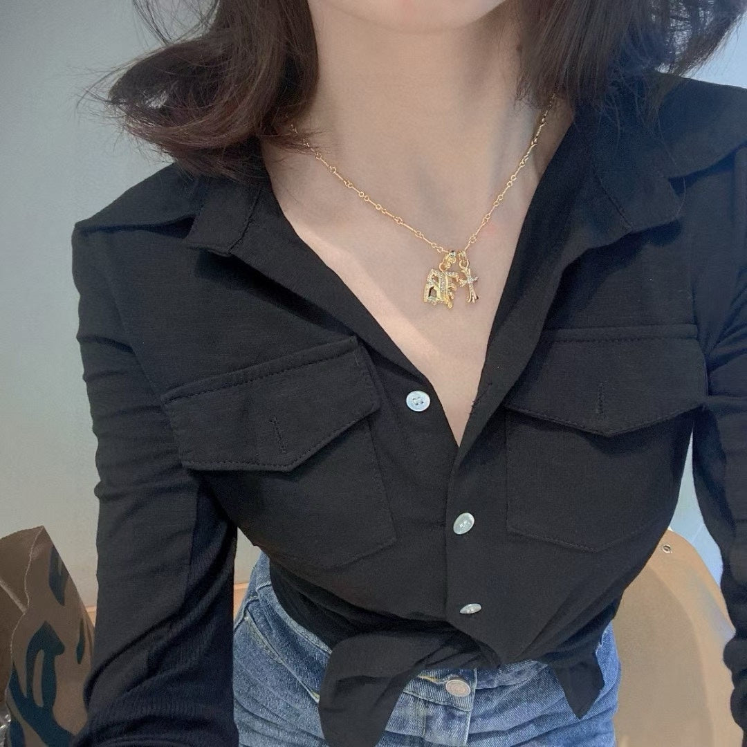 LuxluxHouse Best Quality Accessories Necklace Chrome Hearts
