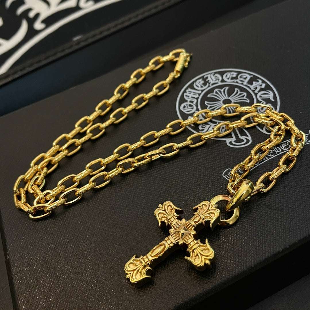 LuxluxHouse Best Quality Accessories Necklace Chrome Hearts
