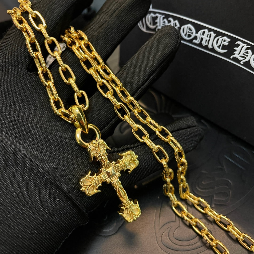 LuxluxHouse Best Quality Accessories Necklace Chrome Hearts