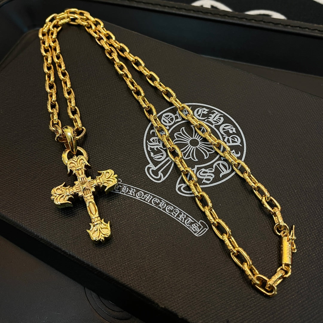 LuxluxHouse Best Quality Accessories Necklace Chrome Hearts