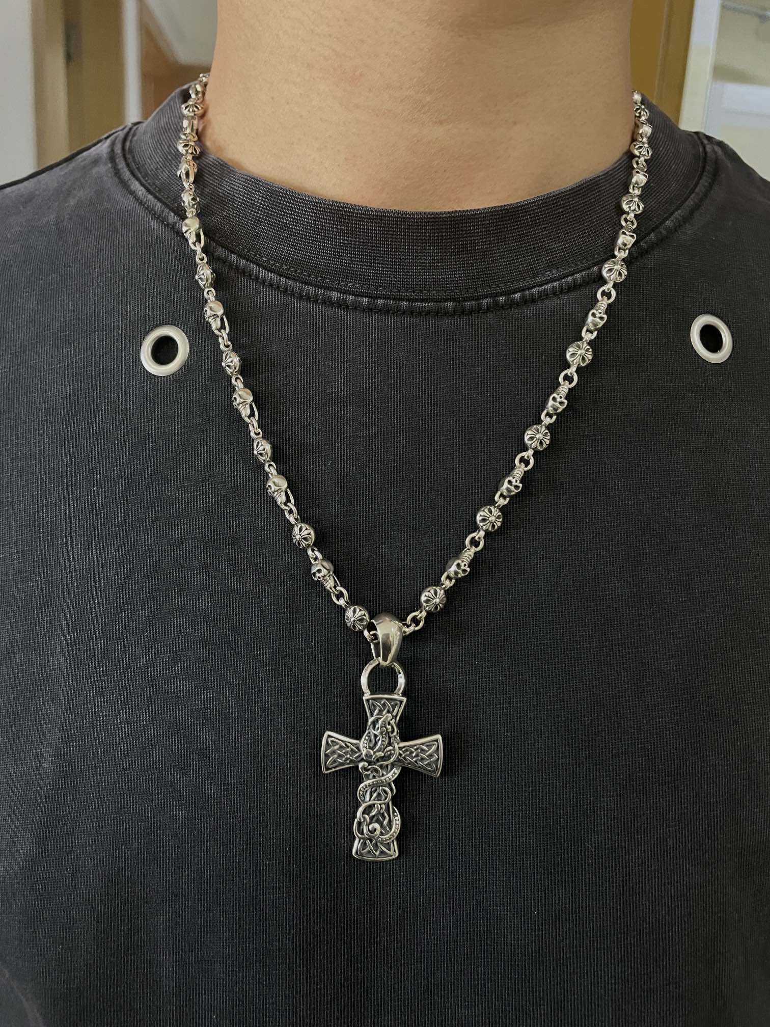 LuxluxHouse Best Quality Accessories Necklace Chrome Hearts