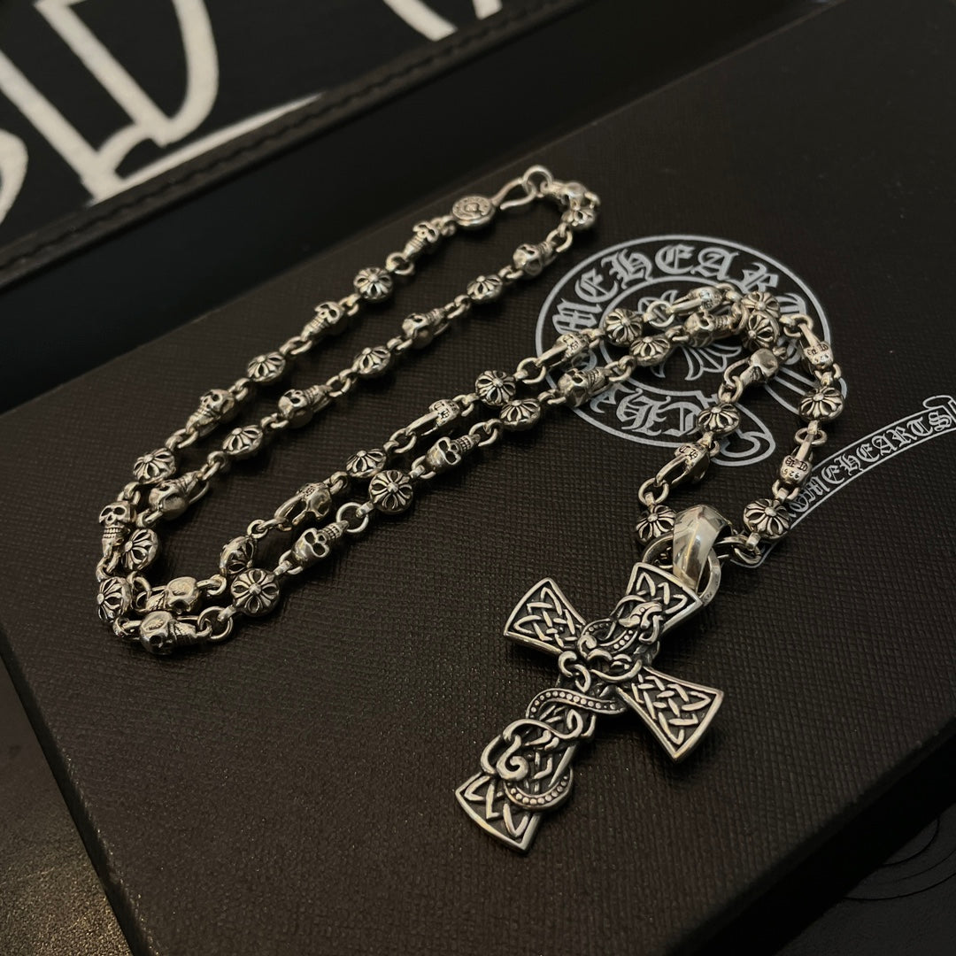 LuxluxHouse Best Quality Accessories Necklace Chrome Hearts