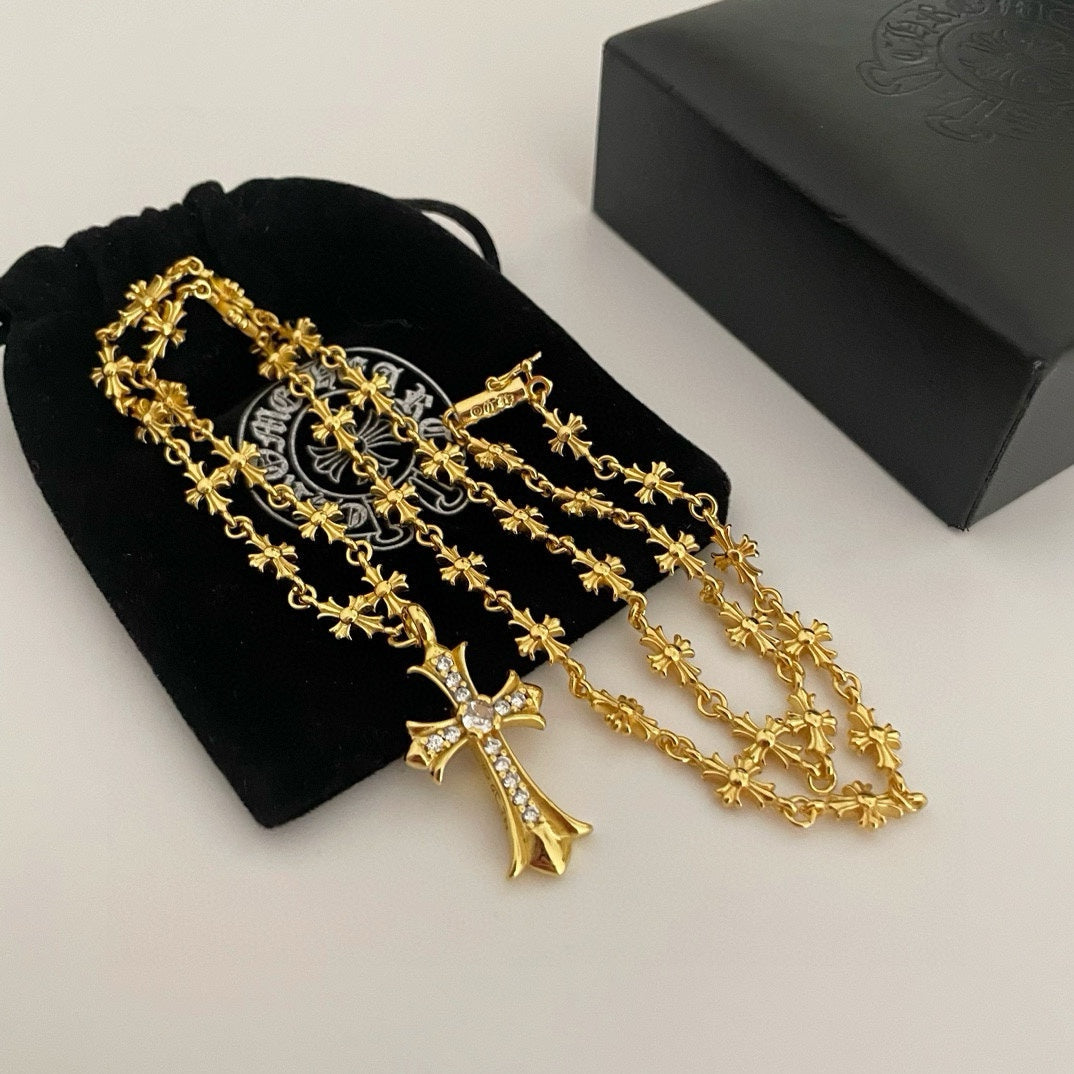 LuxluxHouse Best Quality Accessories Necklace Chrome Hearts