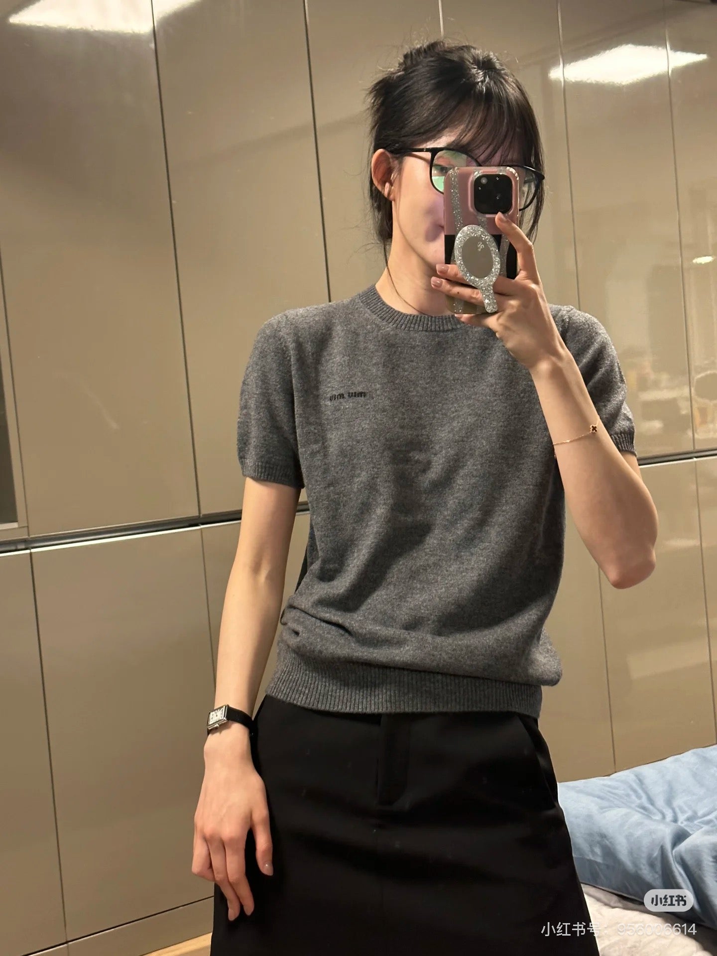 LuxluxHouse Best Quality Clothes Miu Miu T-shirt