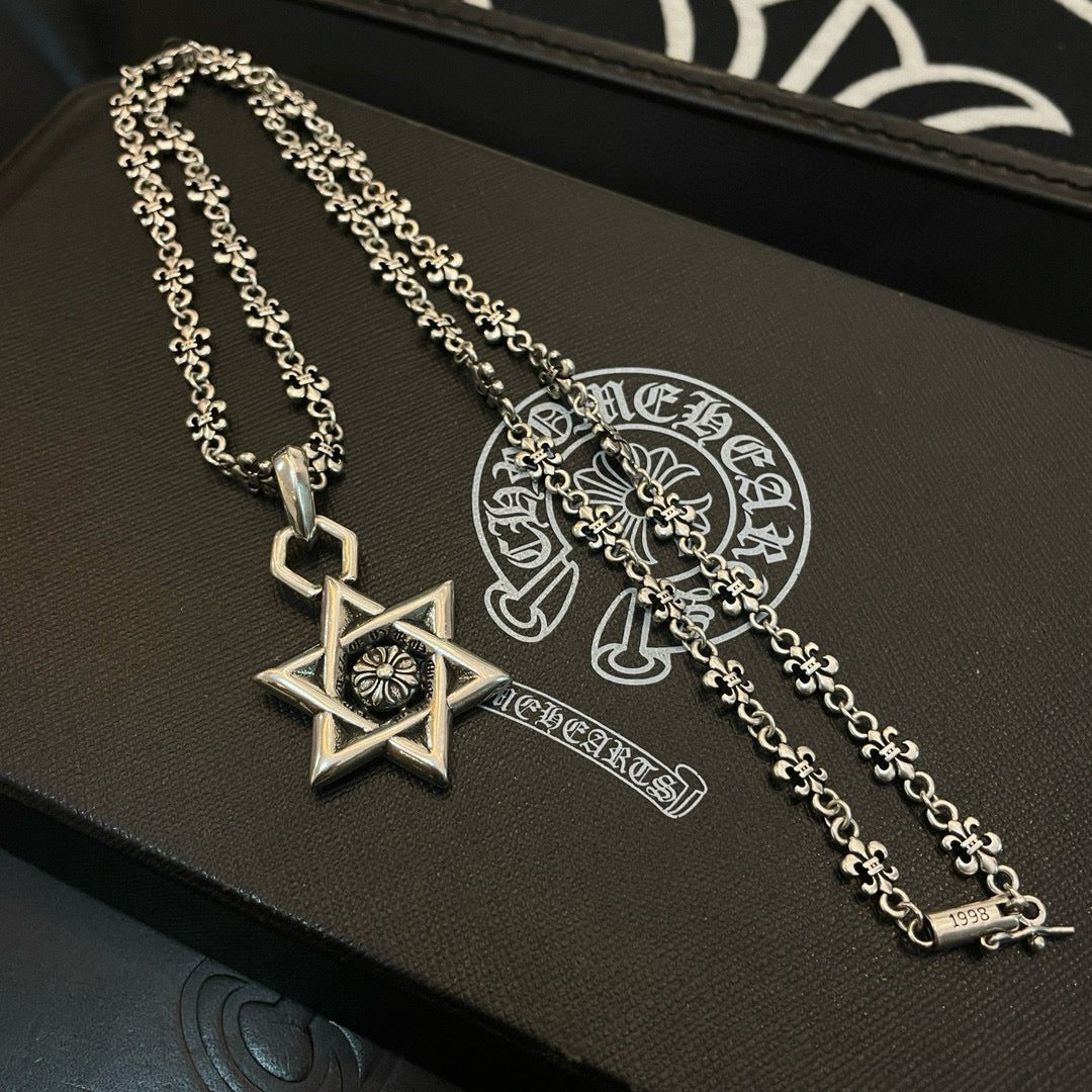 LuxluxHouse Best Quality Accessories Necklace Chrome Hearts